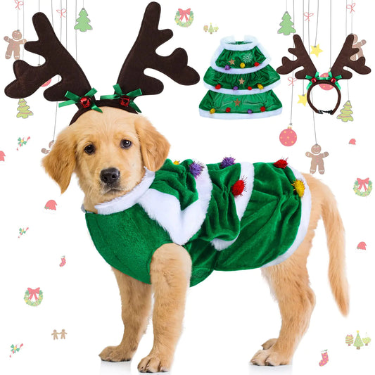 Christmas Dog Costume Outfit