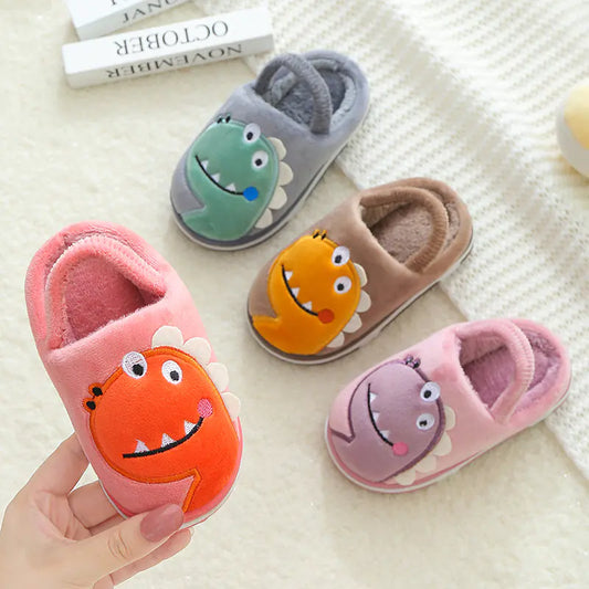 Anti-Skid Cotton Indoor Slippers for Kids