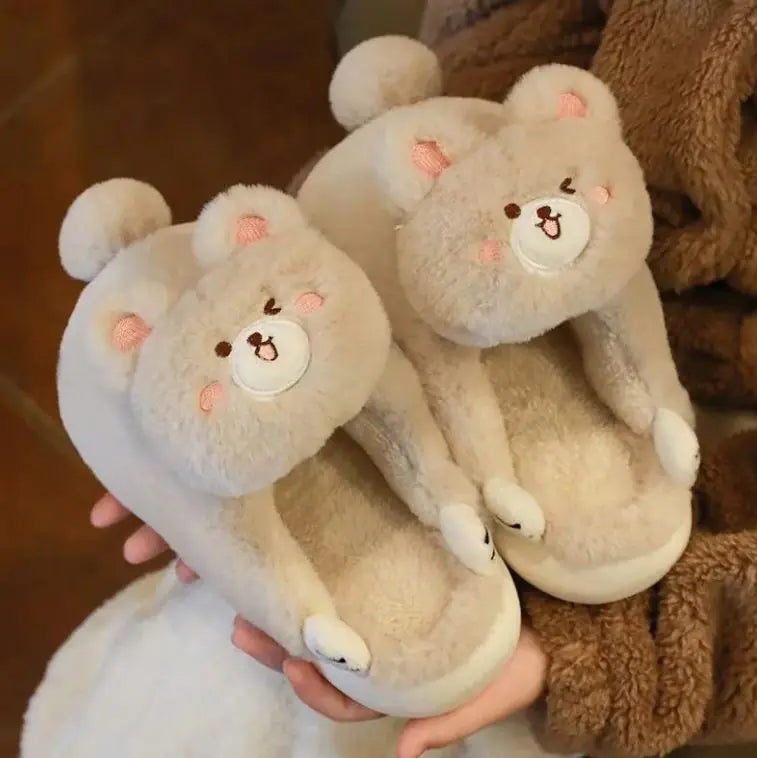 Women’s Winter Cotton Indoor Slippers – Warm & Cozy